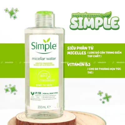 nước tẩy trang simple